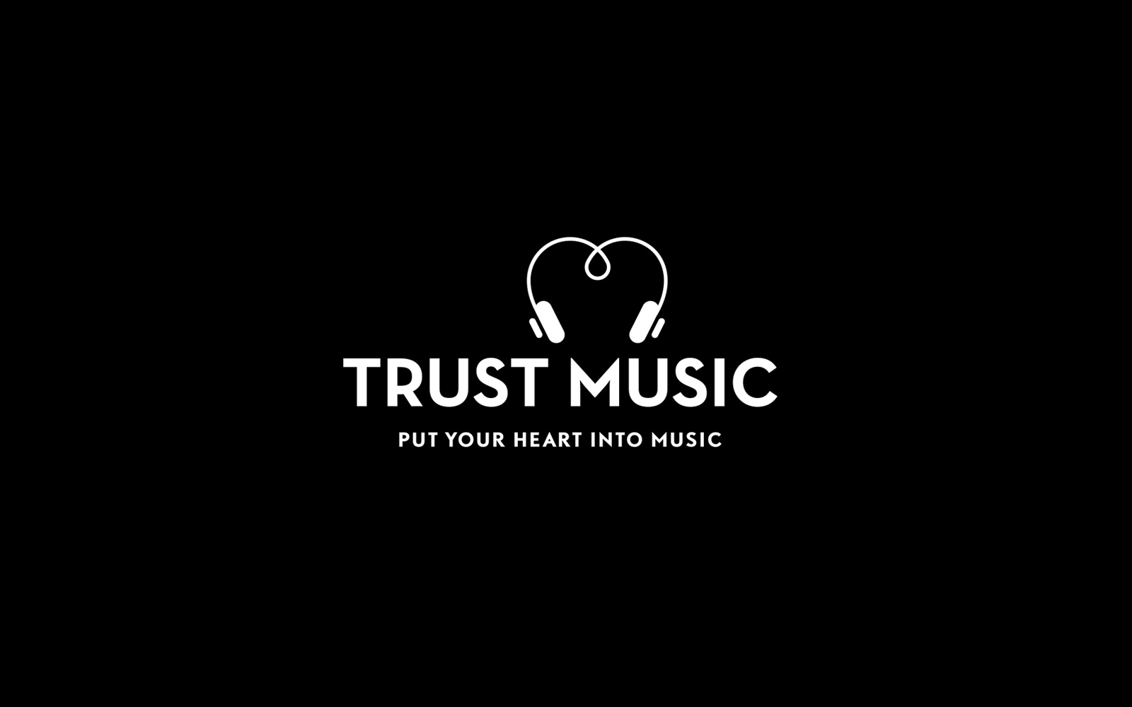 Brand positioning for Trust Music charity, putting heart into music