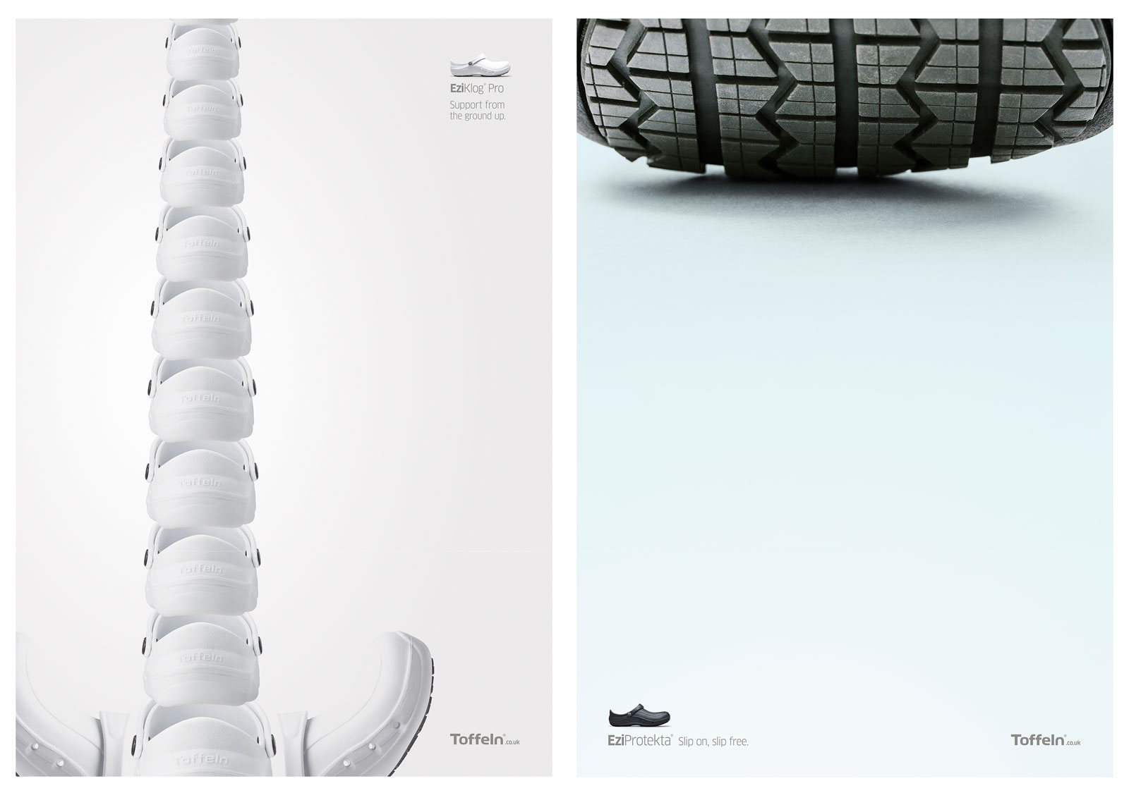 Toffeln – Tyre and Spine Posters