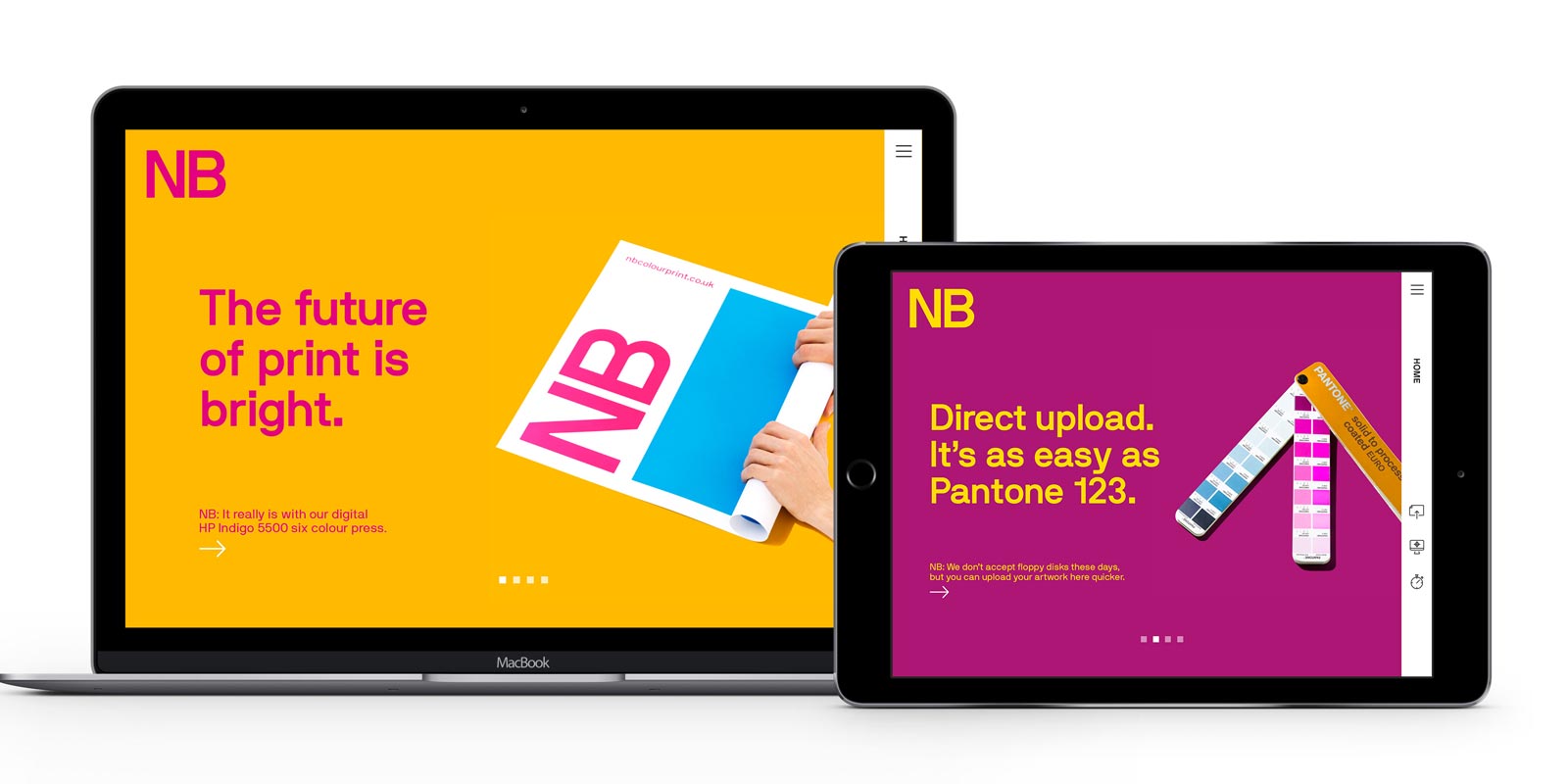 NB Colour Print - Professional Service Website Case Study