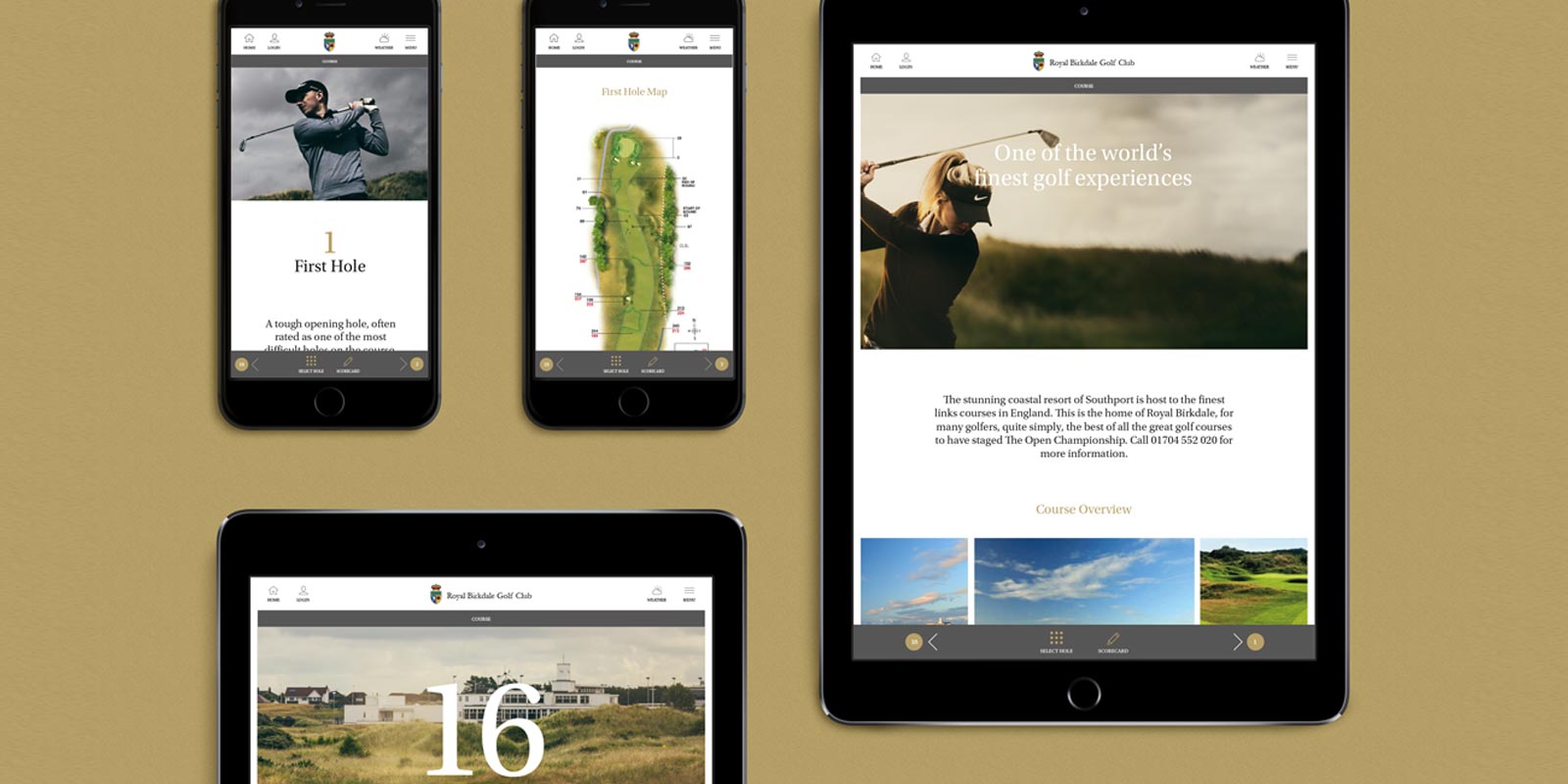 Royal Birkdale Golf Club - Sport Website Case Study